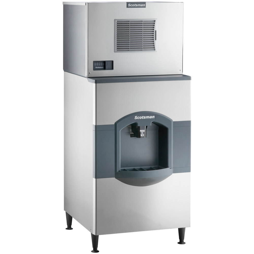 Scotsman MC0330MA-1 Prodigy Elite® Series 30" Air Cooled Medium Cube Ice Machine with Dispenser - 400 lb.
