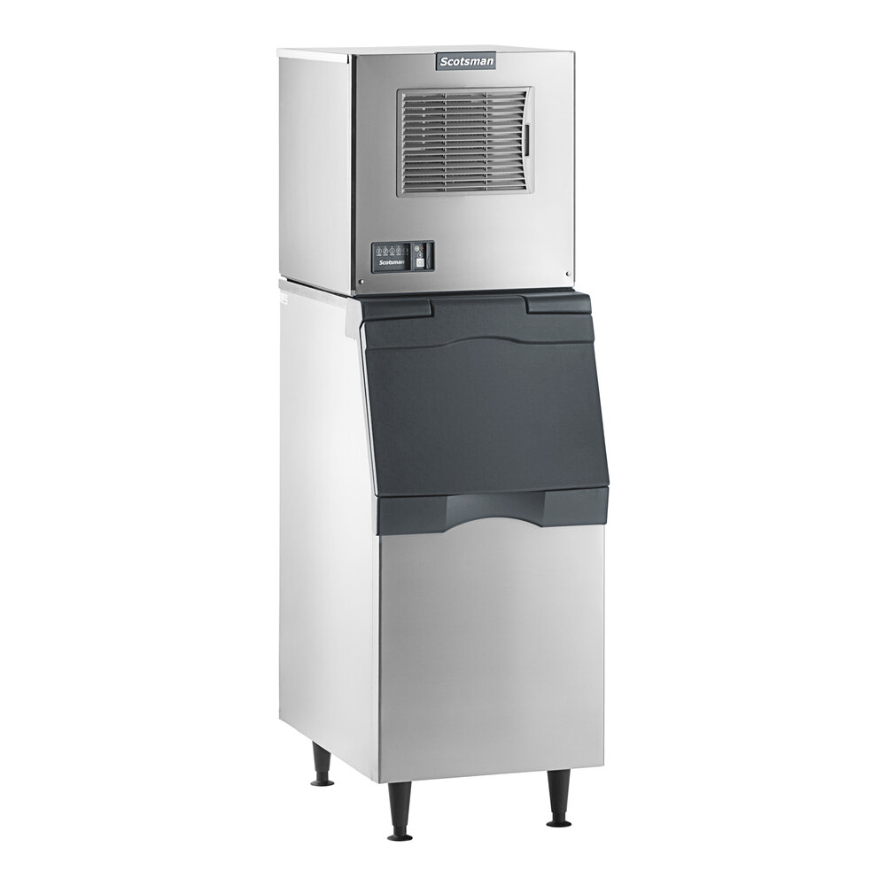 Scotsman MC0522MA-1 Prodigy Elite® Series 22" Air Cooled Medium Cube Ice Machine / Stainless Steel Storage Bin- 475 lb.