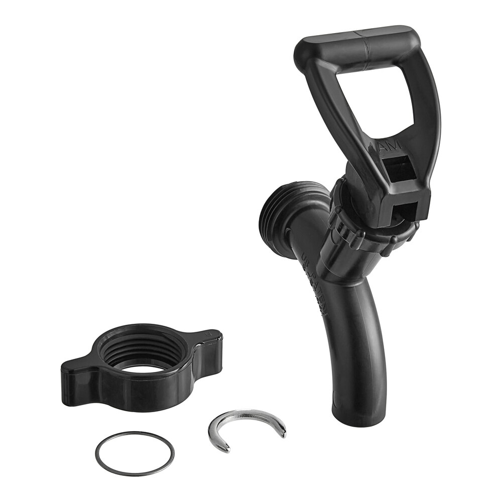 Bunn 47326.1000 Pinch Tube Faucet Assembly with Nudger Handle for Iced Tea Dispensers