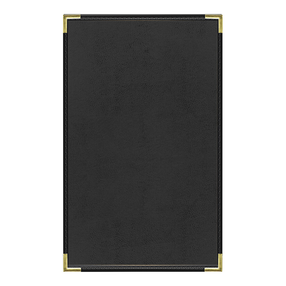 H. Risch, Inc. TAM-PKT-1V Tamarac 8 1/2" x 14" Customizable 1 View Menu Cover