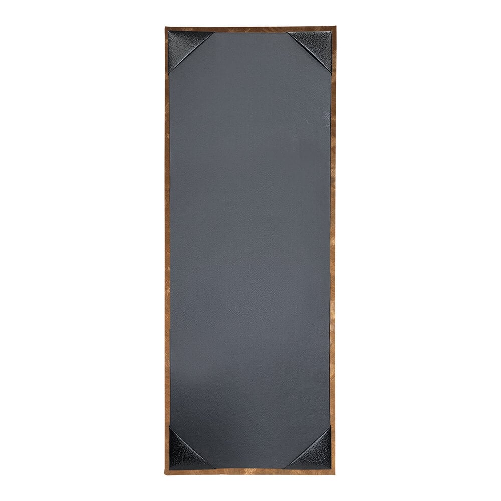 H. Risch, Inc. MET-1V Fools Gold Brushed Metallic 4 1/4" x 11" Customizable 1 View Menu Cover