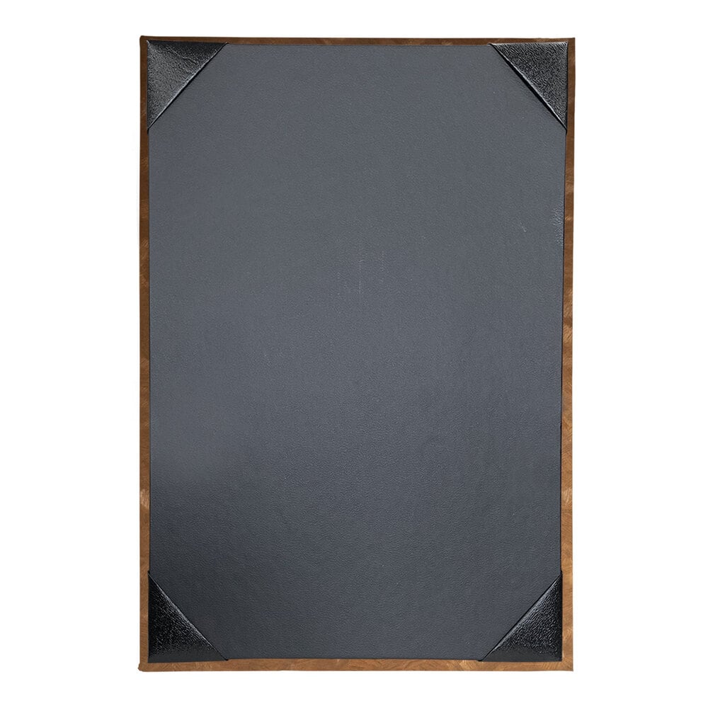 H. Risch, Inc. MET-1V Fools Gold Brushed Metallic 5 1/2" x 8 1/2" Customizable 1 View Menu Cover