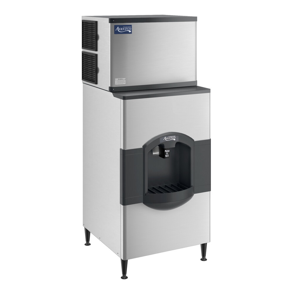 Avantco Ice KMC-F-430-HA 30" Air Cooled Modular Full Cube Ice Machine with Dispenser - 397 lb.