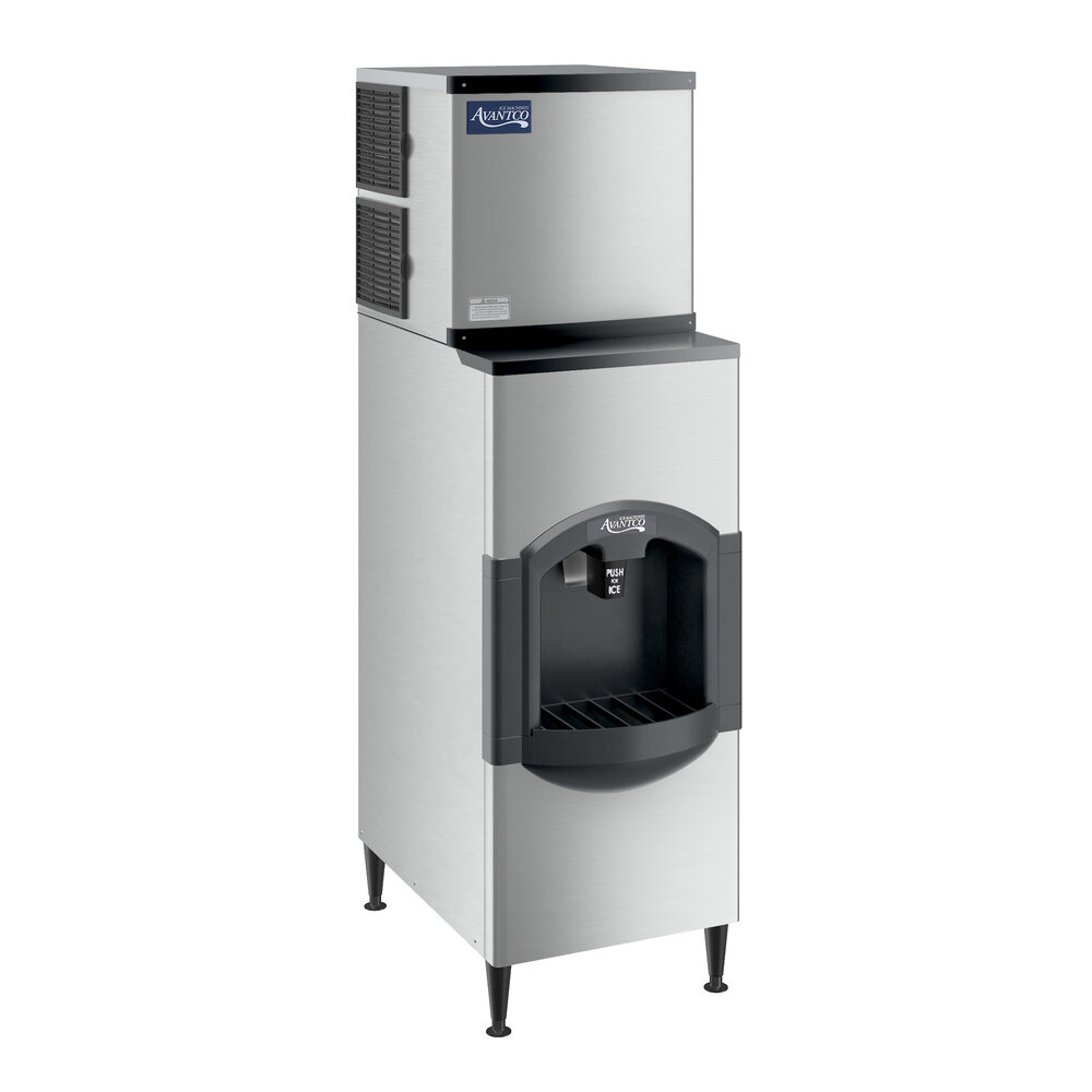 Avantco Ice KMC-H-422-HA 22" Air Cooled Modular Half Cube Ice Machine with Ice Dispenser - 420 lb.