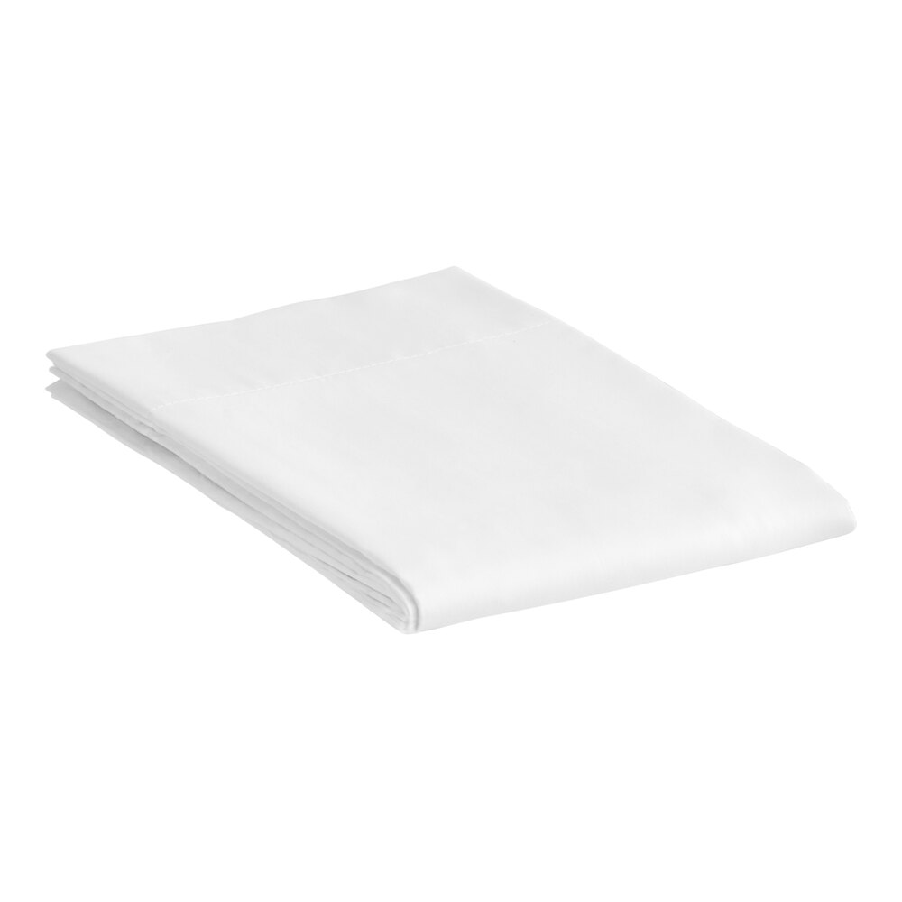 1888 Mills Oasis T-300 46" x 42" King White Size 100% Ring-Spun Combed Cotton Pillowcase - 72/Case