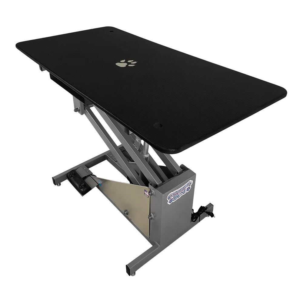 Groomer's Best GB48ELT-B 24" x 48" Electric Black Grooming Table