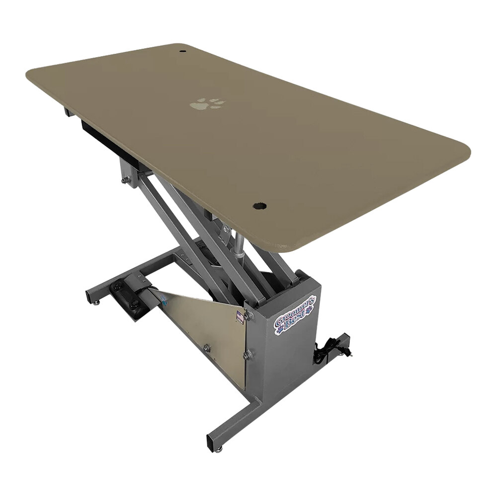 Groomer's Best GB48ELT-T 24" x 48" Electric Tan Grooming Table