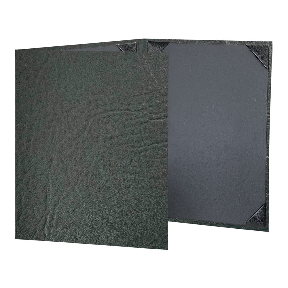 H. Risch, Inc. HAR-3V Harley 8 1/2" x 11" Customizable Green 3 View Menu Cover