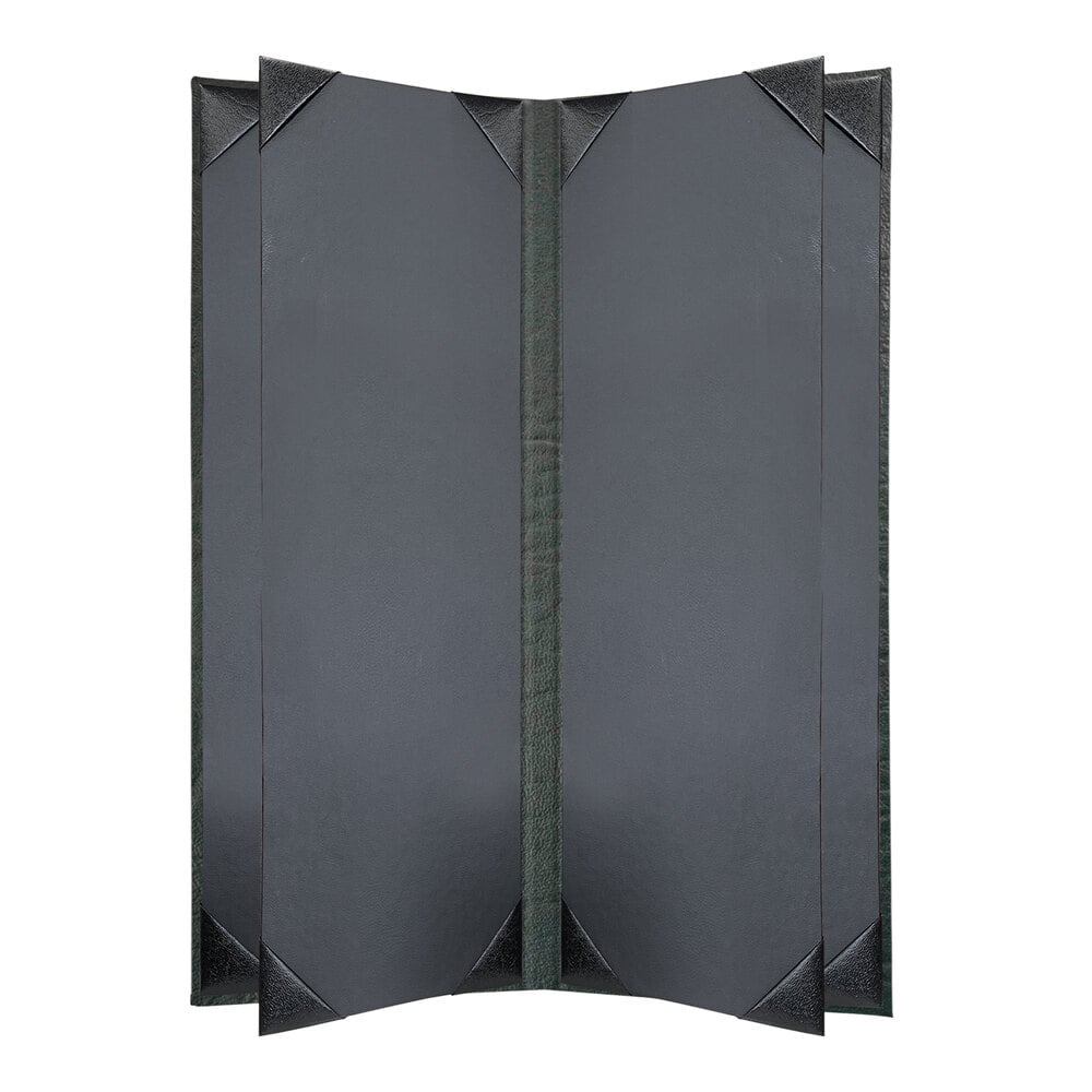 H. Risch, Inc. HAR-6V Harley 4 1/4" x 11" Customizable Green 6 View Menu Cover