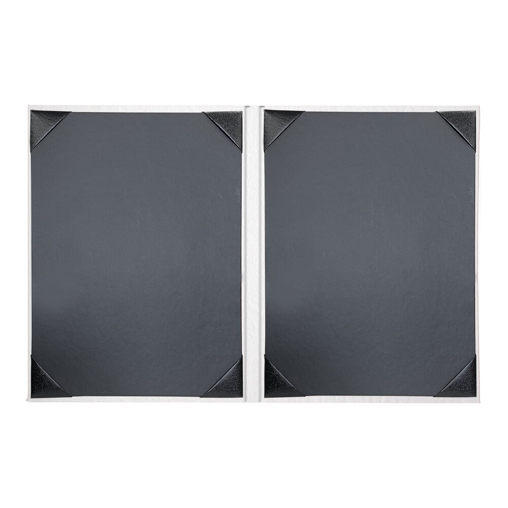 H. Risch, Inc. HAR-2V Harley 8 1/2" x 11" Customizable White 2 View Menu Cover