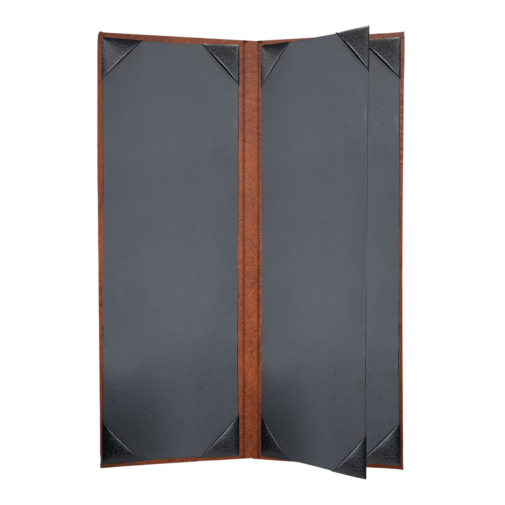 H. Risch, Inc. HAR-4V Harley 4 1/4" x 14" Customizable Butterscotch 4 View Menu Cover