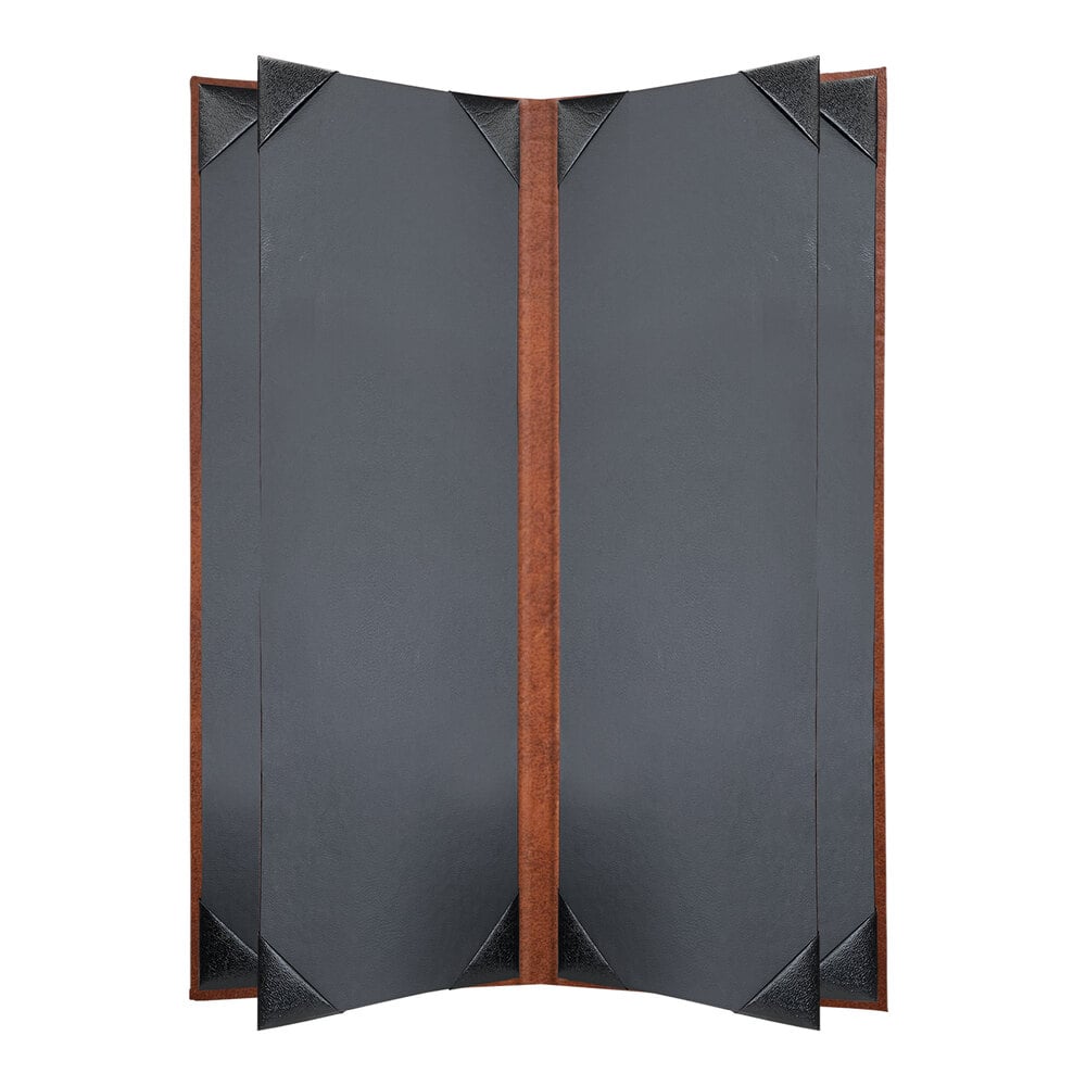 H. Risch, Inc. HAR-6V Harley 4 1/4" x 11" Customizable Butterscotch 6 View Menu Cover