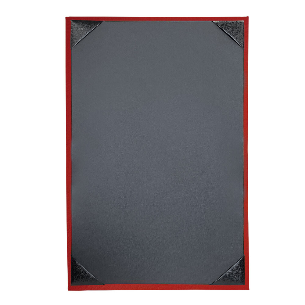 H. Risch, Inc. HAR-1V Harley 11" x 17" Customizable Red 1 View Menu Cover