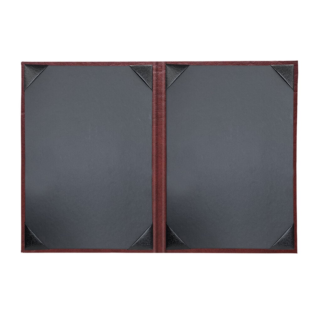 H. Risch, Inc. HAR-2V Harley 5 1/2" x 8 1/2" Customizable Wine 2 View Menu Cover