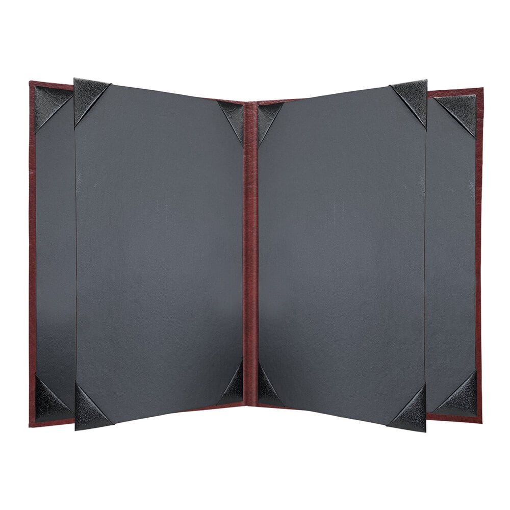 H. Risch, Inc. HAR-6V Harley 5 1/2" x 8 1/2" Customizable Wine 6 View Menu Cover