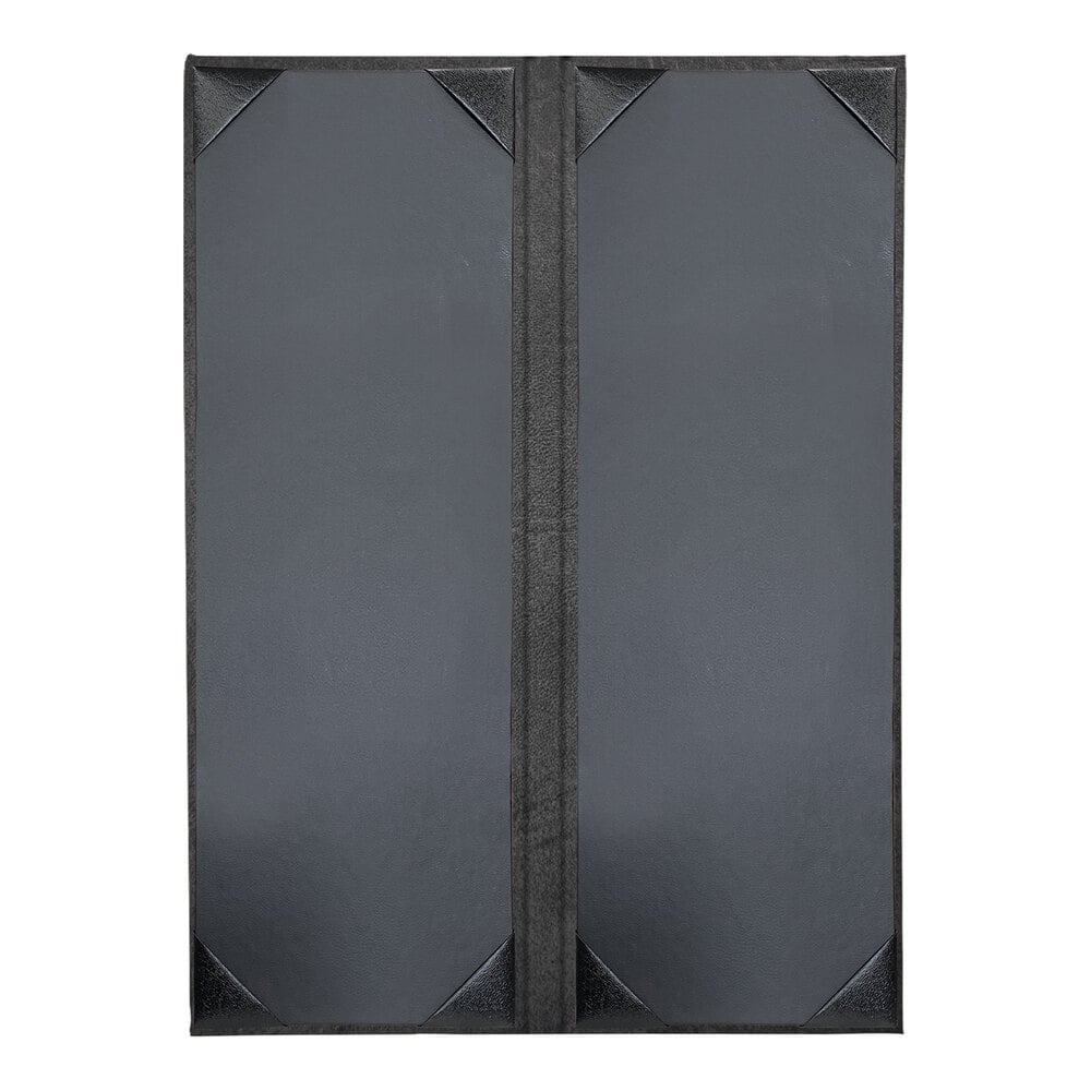 H. Risch, Inc. HAR-2V Harley 4 1/4" x 14" Customizable Charcoal 2 View Menu Cover