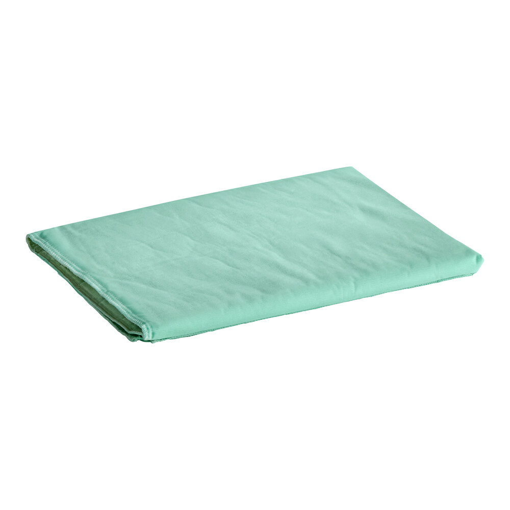 Oxford 32" x 34" Green Quilted Healthcare Mattress Pad