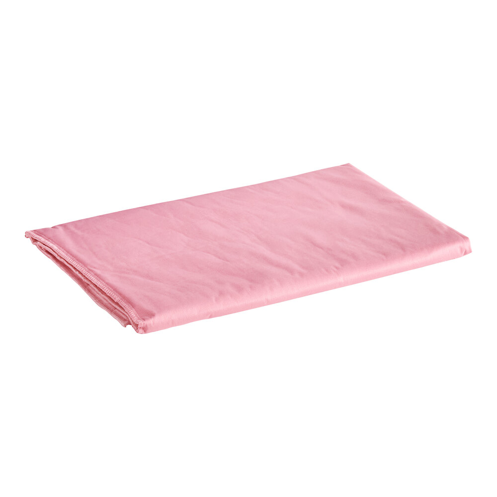 Oxford 32" x 34" Pink Quilted Healthcare Mattress Pad