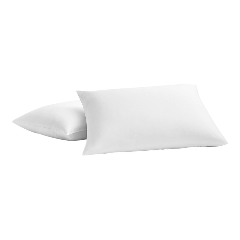 Garnier-Thiebaut St. Tropez T-220 44" x 21" White King Size Percale Weave 100% ELS Cotton Pillowcase - 120/Case