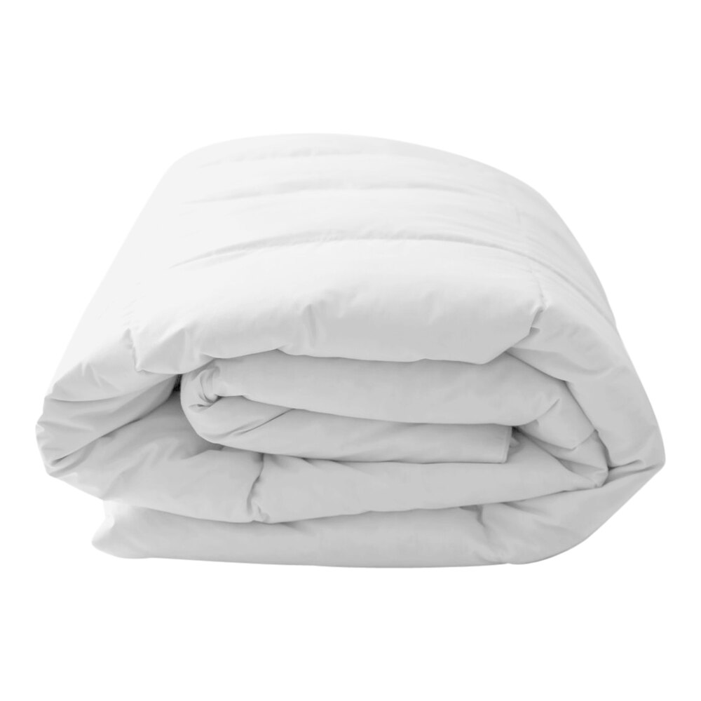Garnier-Thiebaut T-230 104" x 90" White Medium Weight King Size 100% Cotton Down Duvet Insert - 4/Case