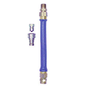 Dormont W50BP2Q36 Hi-PSI 1/2" x 36" Coated Water Connector Hose with 2-Way Quick Disconnect