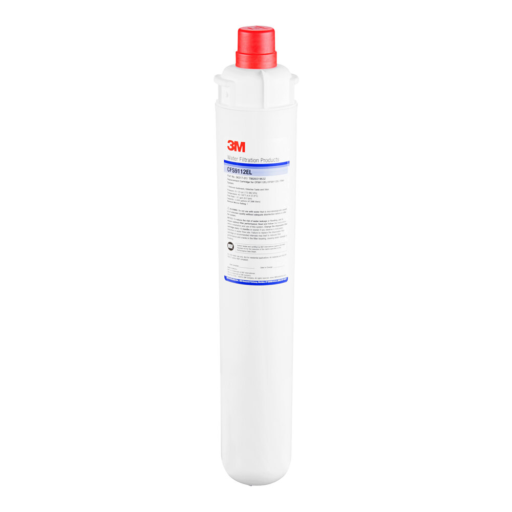 3M Water Filtration Products 5631701 18 11/16" Retrofit Sediment, Chlorine Taste and Odor Reduction Cartridge - 1 Micron and 1.67 GPM
