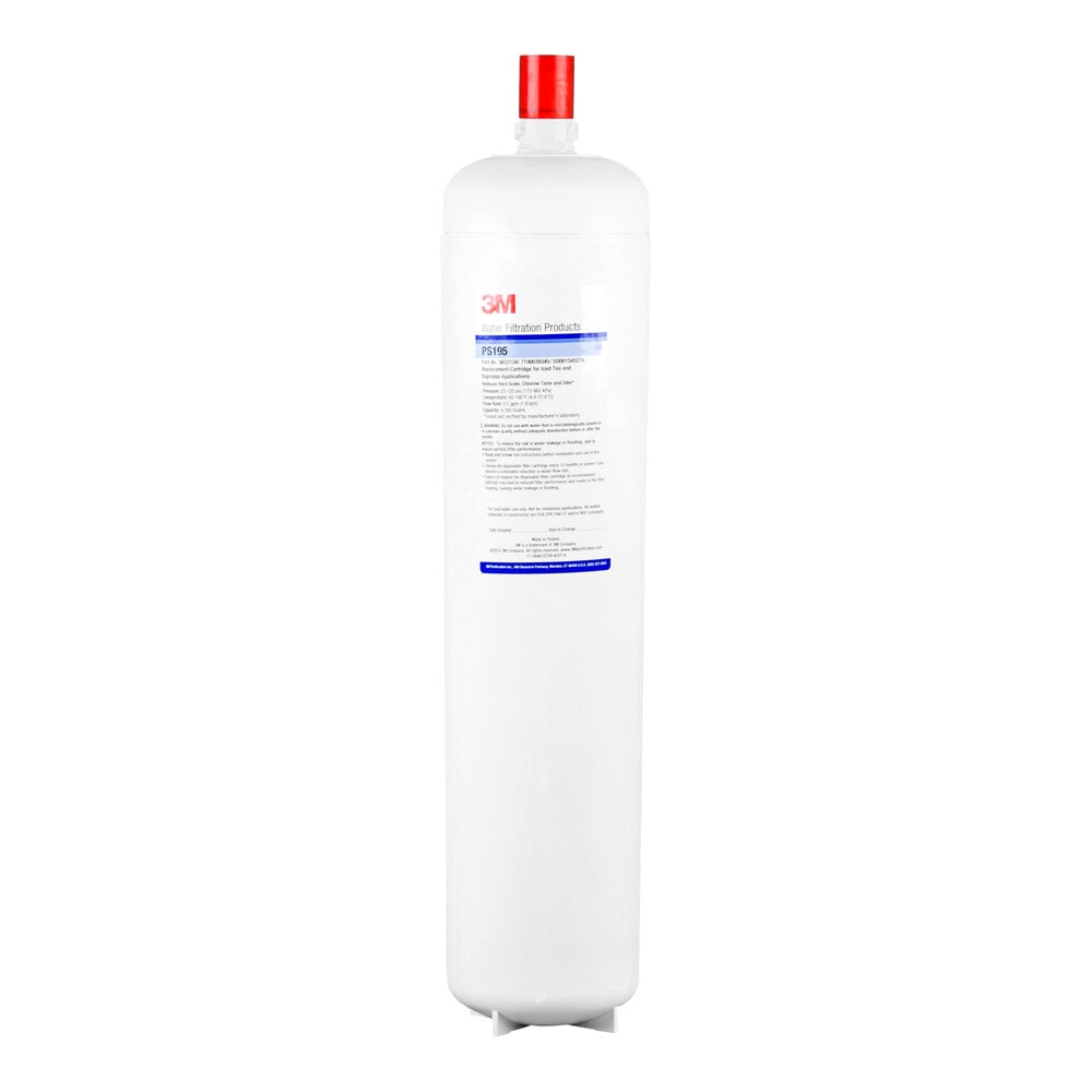 3M Water Filtration Products PS195 Retrofit Scale, Chlorine Taste and Odor Reduction Cartridge - 0.5 GPM
