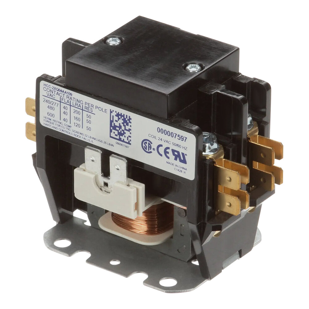 Manitowoc Ice 000007597 Contactor - 2 Pole 24V 50/60Hz