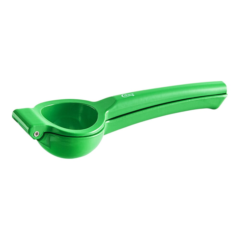 Choice Handheld 8" Aluminum Lime Squeezer/Juicer
