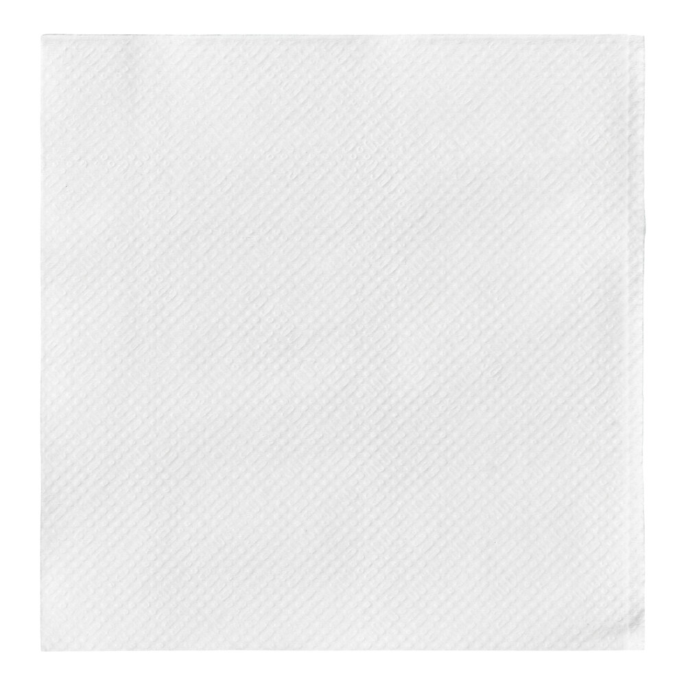 Choice 1-Ply White Customizable Beverage / Cocktail Napkin - 4,000/Case