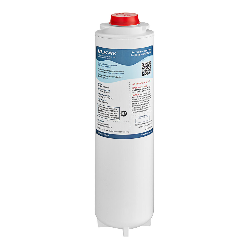 Elkay EWF3000 Universal Filtration Kit for Bottle Fillers, Water Coolers, and Drinking Fountains