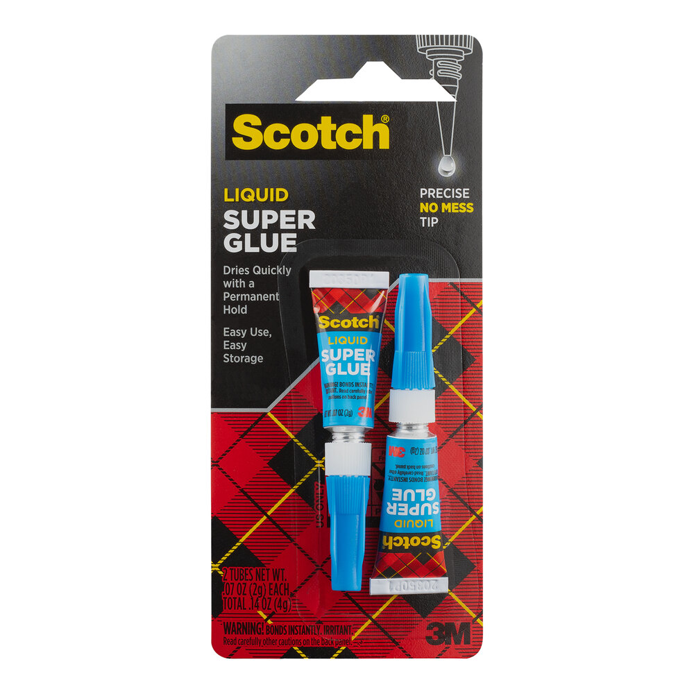 3M Scotch™ 0.07 oz. Liquid Super Glue 7000047659 - 2/Pack