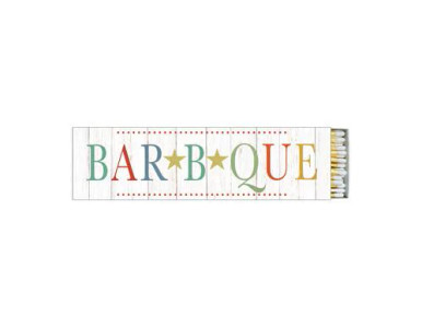 Paperproducts Design Long Matches, Summer Barbeque (27148)