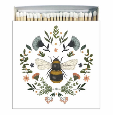 Paperproducts Design Square-Boxed Matches, Secret Bee (27248)