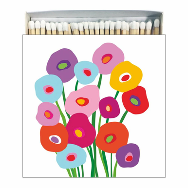 Paperproducts Design Square-Boxed Matches, Super Bloom (27257)