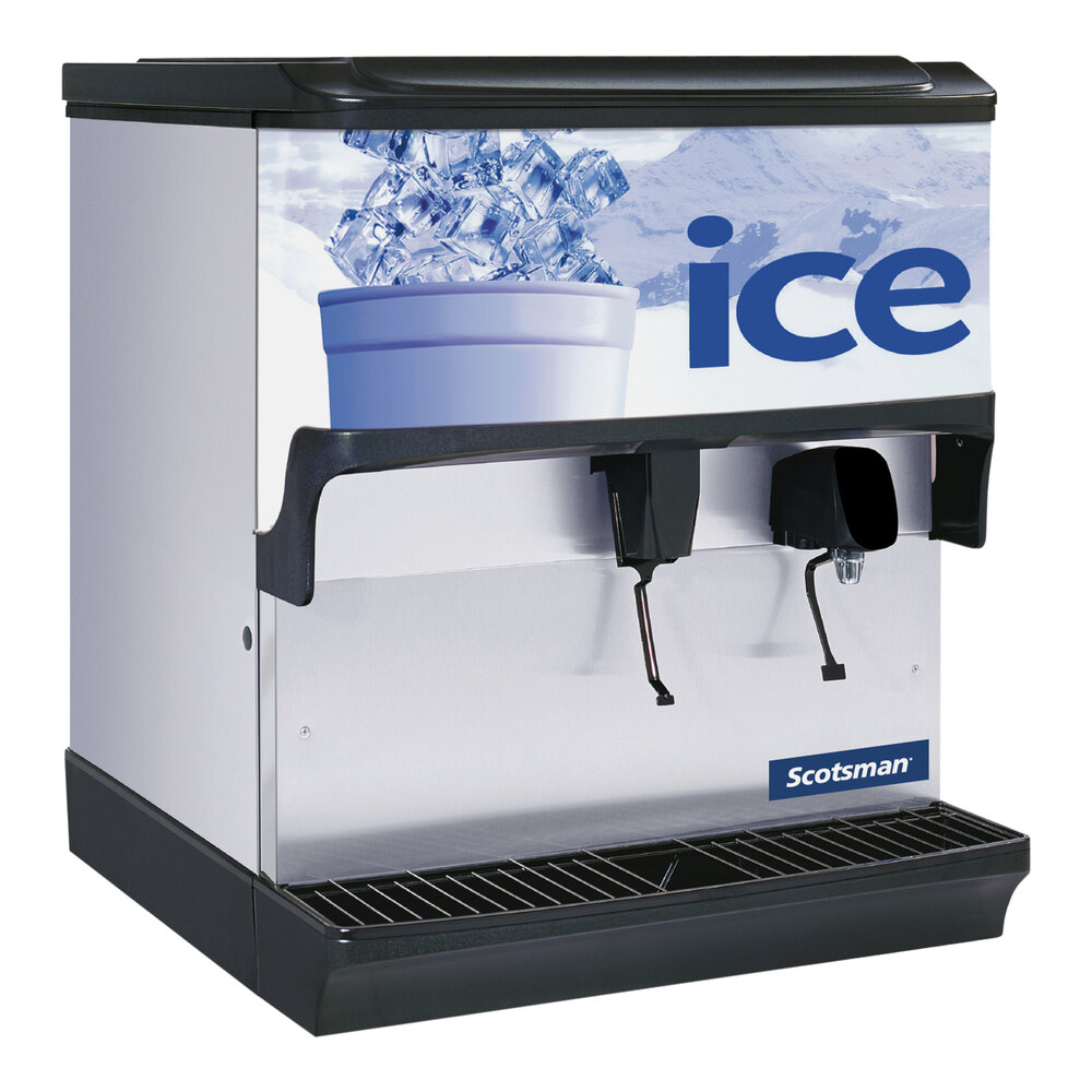 Scotsman IOD Series IOD200WF-1 30" Countertop Ice Dispenser with Water Dispenser - 200 lb. Capacity