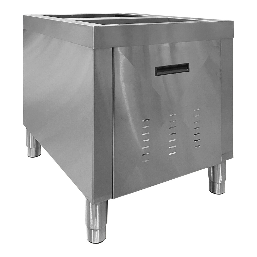 Scotsman IODST30 30" x 29" x 30" Stainless Steel Ice Dispenser Stand for IOD200 and IOD250