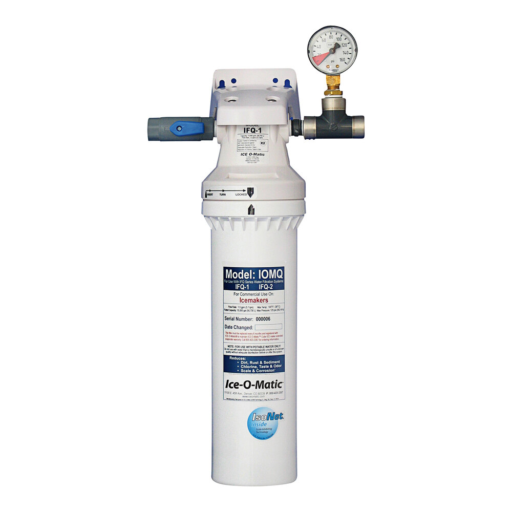 Ice-O-Matic IFQ1 Single Ice Machine Water Filter - 0.5 Micron and 1.5 GPM