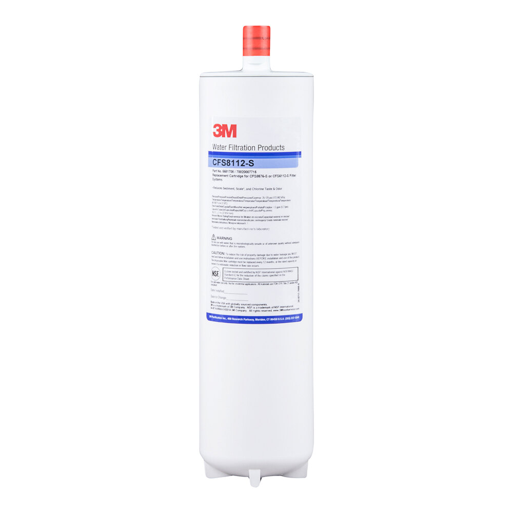 3M Water Filtration Products CFS8112-S 12 7/8" Replacement Scale Reduction Cartridge - 1 Micron and 1.5 GPM