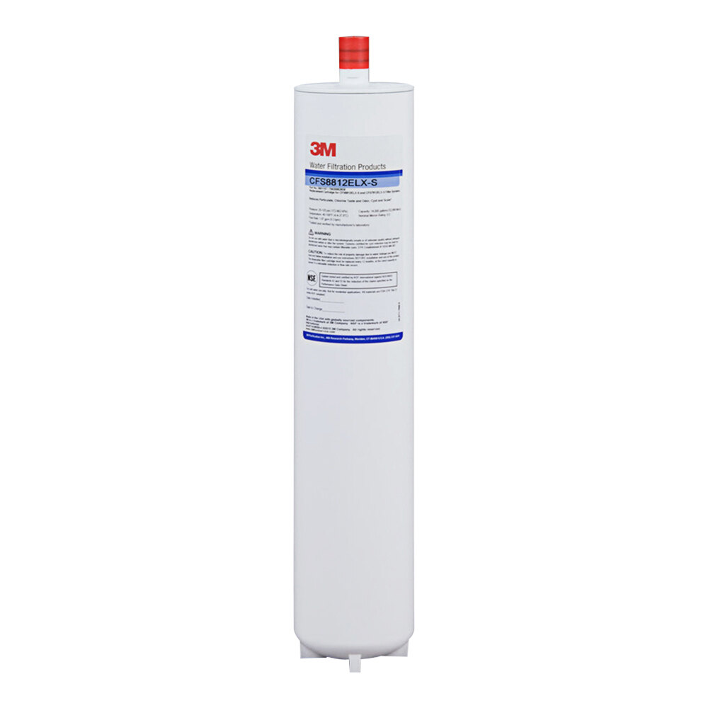 3M Water Filtration Products CFS8112ELX-S 17 1/8" Replacement Cyst Reduction Cartridge with Scale Inhibition - 0.5 Micron and 1.67 GPM