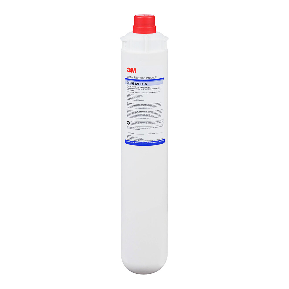3M Water Filtration Products 5631710 18 11/16" Retrofit Sediment, Cyst, Chlorine Taste and Odor Reduction Cartridge with Scale Inhibition - 0.5 Micron, 1.67 GPM