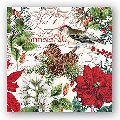 Michel Design Works Lunch Napkins, Merry & Bright - 2 pack (817276)