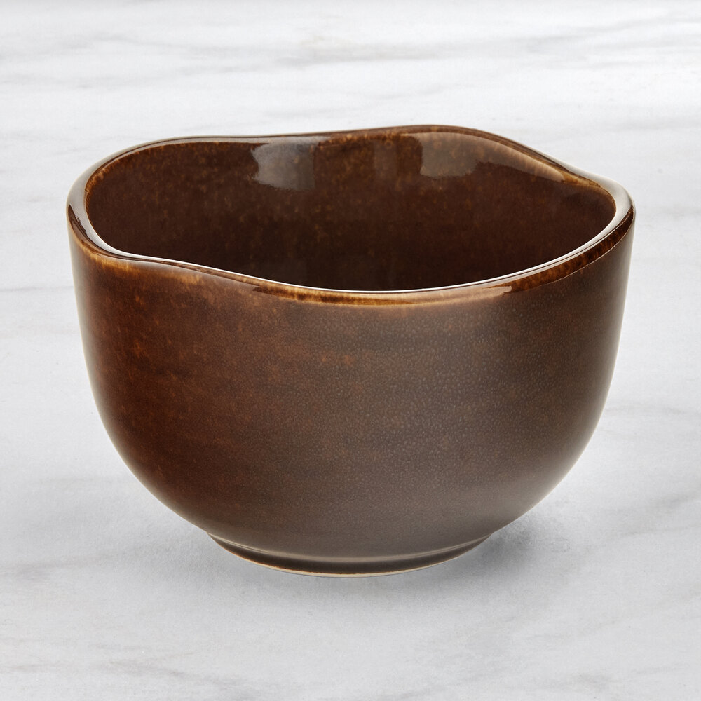 Acopa Highlands 8 oz. Round Hazel China Bouillon Cup - Sample