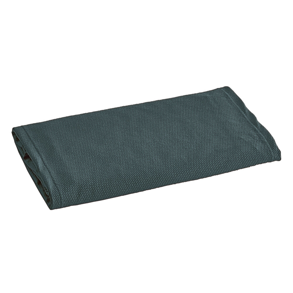 Berkshire Hospitality knit2fit 59" x 79" x 9" Full / Queen Size Malachite Polyester / Spandex Helix Box Spring Cover - 12/Case
