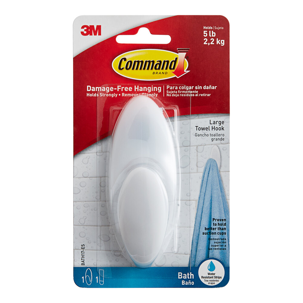 3M Command™ 7000144760 5 lb. Large White Towel Hook