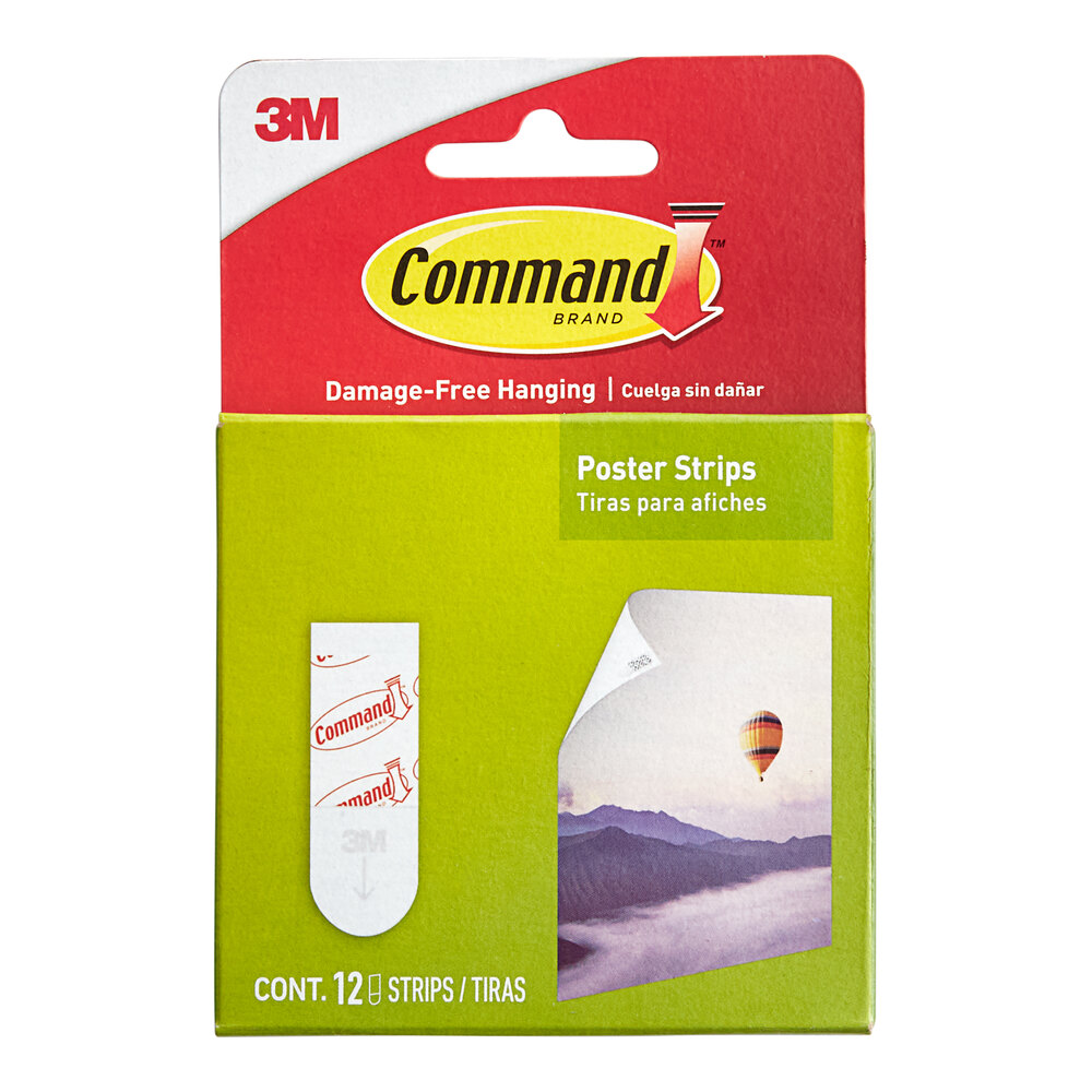3M Command™ 7100277487 Poster Strips - 12/Pack