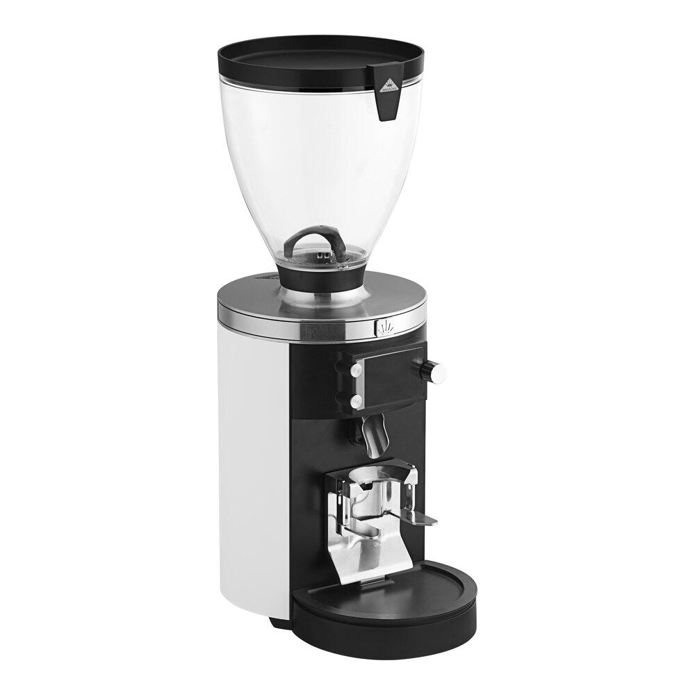 Mahlkonig E80W GBS 4 lb. White Grind-by-Sync Espresso Grinder - 120V