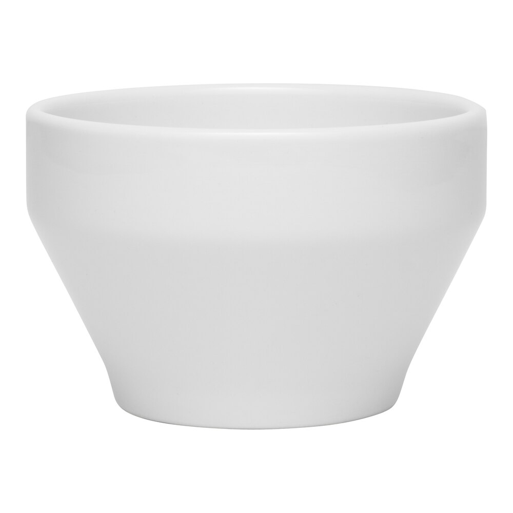 Libbey Ares 8.5 oz. White Porcelain Bouillon Bowl - Sample