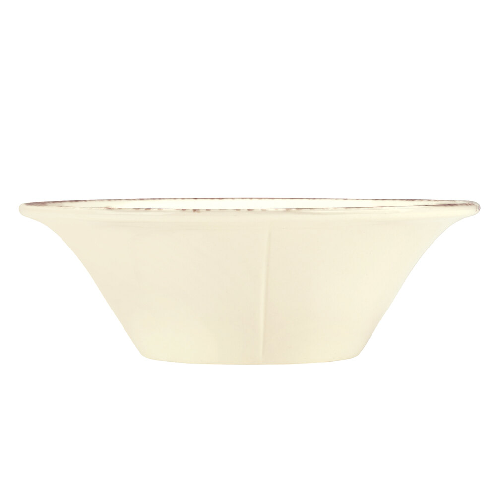 Libbey Farmhouse 20 oz. Round Cream Porcelain Soup Bowl - Sample