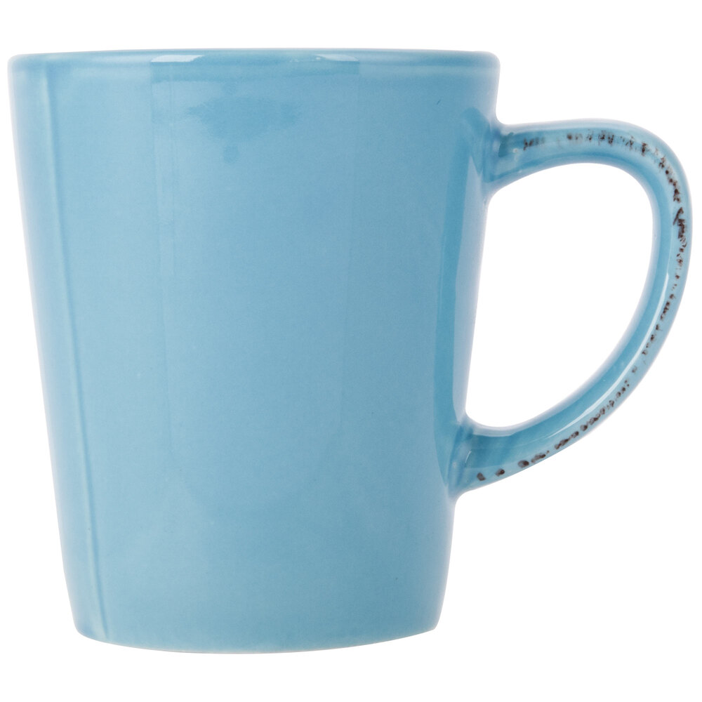 Libbey Farmhouse 12 oz. Blue Hen Porcelain Mug - Sample